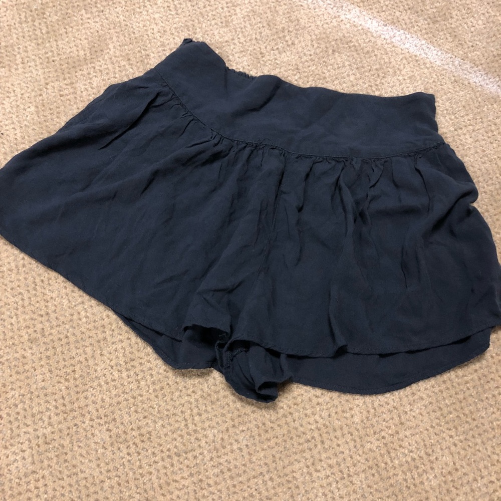 High rise loose elastic shorts